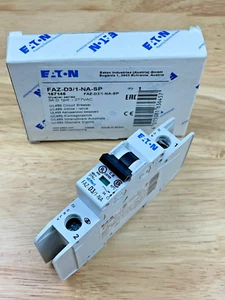 Eaton Moeller FAZ-D3/1-NA-SP Circuit Breaker, 3 Amp - Picture 1 of 10