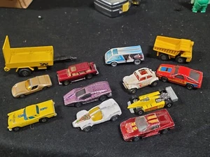 Lot Of 12 Vintage Assorted Hotwheels And Matchbox Cars. Estate Find - Picture 1 of 22