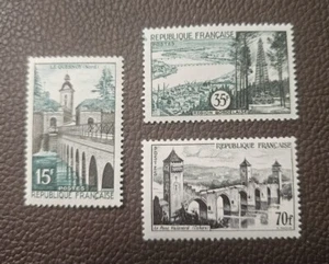 1580 - FRANCE - SCOTT# 837 - 839 - MNH - CAT VAL - $19.15 - Picture 1 of 1
