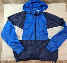 Nike Vintage 90s Windbreaker Jacket Size XL Blue