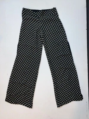 PANTALONES DE LUNARES HAUTE HIPPIE VINTAGE TALLA 2 ABERTURA LATERAL DE LA PIERNA SIN PRECIO DE RESERVA ENVÍO GRATUITO Foto 1 de 4