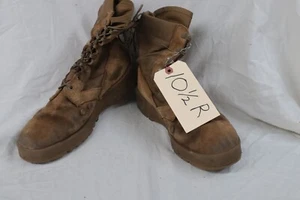 READ DESCRIPTION  HOT WEATHER MILITARY COMBAT HIKING BOOTS 10.5 FC22-1 - Picture 1 of 4