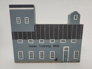 1991 Cat's Meow Village Isaac Ludwig Mill Grand Rapids Ohio  - Picture 1 of 6