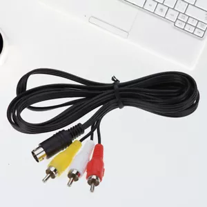 3RCA 1.8 9 pin Audio Video AV Cable for Sega Genesis 2 or 3 - Picture 1 of 4