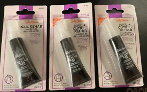 Sally Hansen Nail Cuticle Rehab Charcoal Resurfacer .4oz Exfoliator 46245 Lot 3 - Picture 1 of 5