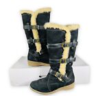 Nine West Darrion Winter Casual Boots Black Youth 4M