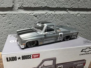 CHASE Mini GT x Kaido House 1:64 Chevrolet Silverado KAIDO V2 Gray KHMG160 - Picture 1 of 2