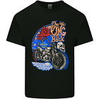 King Is Back Custom Chopper Biker Motorcycle Mens Cotton T-Shirt Tee Top