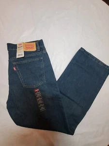Levi's 505 18H 36x29 Boy's Huskey Blue Jeans Straight Leg NWT B15 - Picture 1 of 15