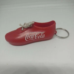 VTG 80's WORLD CUP MEXICO 86 SNEAKER KEYCHAIN COCA-COLA PROMOTIONAL PLASTIC - Picture 1 of 7