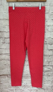 GAP KIDS Niñas Talla XXL (13 años) Leggings Jersey Tejido Coral Rosa Plateado Lunares NUEVO - Imagen 1 de 3