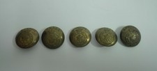 LOT (5) Royal Canadian Military Buttons - United Carr Canada