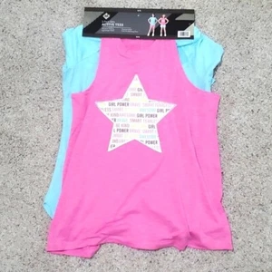 NWT- Member's Mark 2-Pack Girls Active Tees 14/16 - Picture 1 of 5