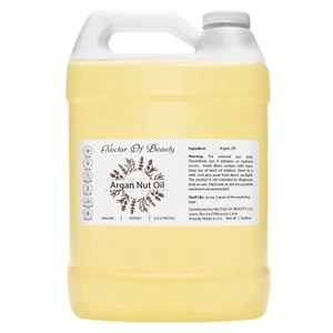 Argan oil 1 gal moroccan morocco 100% pure refined virgin for hair skin face diy - Picture 1 of 12