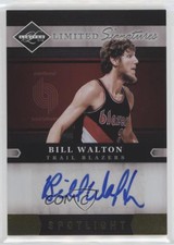2011-12 Panini Limited Signatures Spotlight Gold /5 Bill Walton #42 Auto HOF
