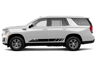 Calcomanía Mountain Stripes pegatina diseño gráfico vinilo para GMC Yukon kit 2015-2023 Foto 1 de 4