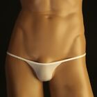 Underwear Men's G-String Thong Briefs Open Buttock See Through T-Back