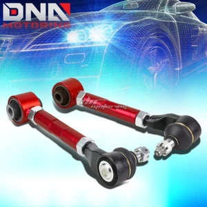FOR 03-07 ACCORD/TSX CL7 CL9 RED ADJUSTABLE REAR CAMBER CONTROL SUSPENSION ARM - Picture 1 of 5