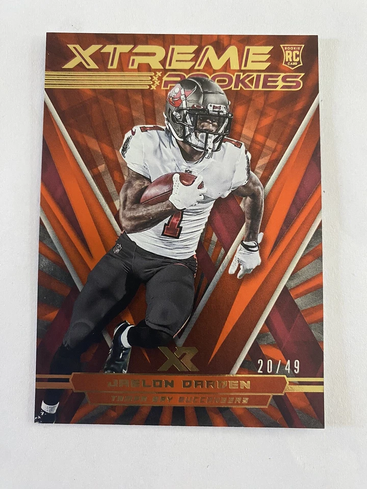 2021 PANINI XR RED JAELON DARDEN XTREME ROOKIES INSERT RC /49 SP #XTR14 - Image 1 of 2