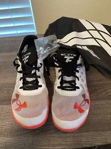 Under Armour Shakedown Elite Breeze Track Spikes Mens 11 Red Running Cleats - Picture 1 of 10