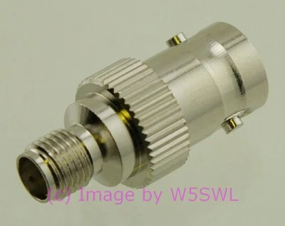 BY W5SWL ® SMA Female to BNC Female Coax Coax Connector Adapter by W5SWL