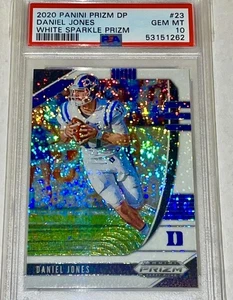 Daniel Jones 1 of 20 Prizm Draft White Sparkle #23 PSA 10 2020 - Picture 1 of 1
