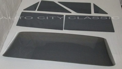 1962 1963 1964 1965 Chevy II Nova Glass 2dr porta de ventilação capota rígida quarto traseira cinza - Imagem 1 de 4