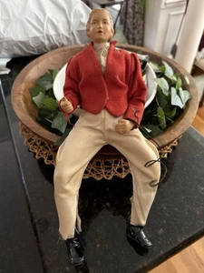 Rider Equestrian Doll Vintage Composition 12” Painted Face READ - Picture 1 of 5