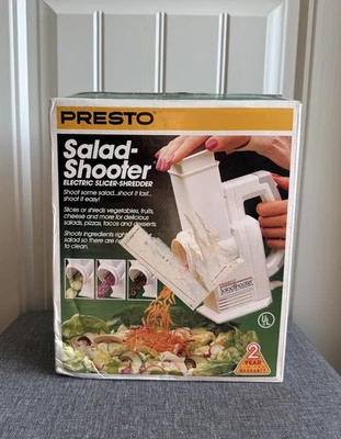 Presto Salad Shooter 02910 Electric Food Slicer Shredder Vintage - NEW - Image 1 of 4