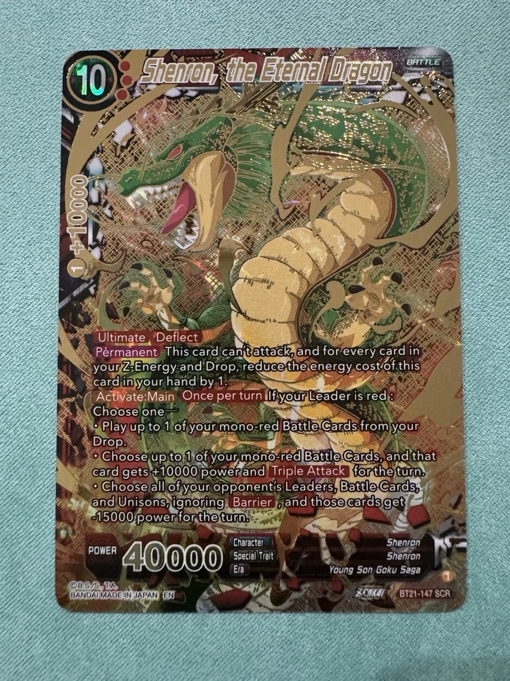 Shenron, The Eternal Dragon BT21-147 SCR Foil Dragonball Super Wild Resurgence - Image 1 of 2