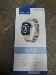 Pasek łączący ze stali nierdzewnej do Apple Watch 38mm, 40mm i 41mm - złoty - Zdjęcie 1 z 2