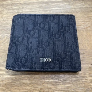 Dior Oblique bifold wallet men's black leather bi-fold wallet - Picture 1 of 13