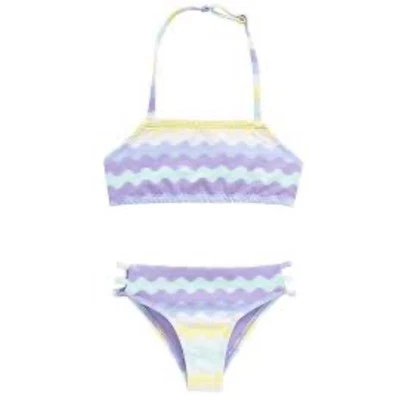 Купальник из двух частей детский Nordstrom Miken ребристый - размер 14 - Изображение 1 из 4