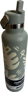 Hydro Flask S24CFS377P Botanical Bliss Agave 24 Unzen Standard Mund Flex Strohhalm Kappe - Bild 1 von 6