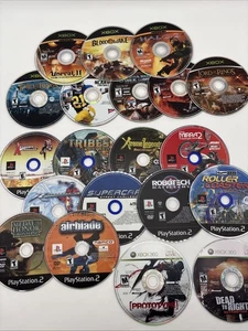 20 Loose Discs Disc Only Playstation 2 PS2 , XBOX, XBOX 360 Game Lot AS IS - Picture 1 of 8