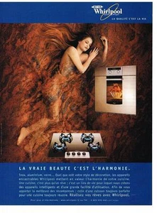 PUBLICITE ADVERTISING  2000   WHIRLPOOL  éléctroménager  four gazinière - Picture 1 of 1