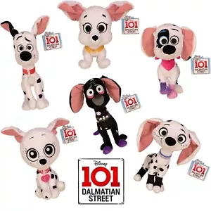 101 DALMATIAN STREET DOG 10" STUFFED SOFT PLUSH DISNEY DYLAN DANTE DOLLY DAVINCI - Picture 1 of 48
