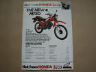 Honda Sales brochure MT50 for 1980. Excellent condition.