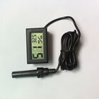 Black White Mini Thermometer Hygrometer Gauge Humidity Meter Digital Lcd Monitor