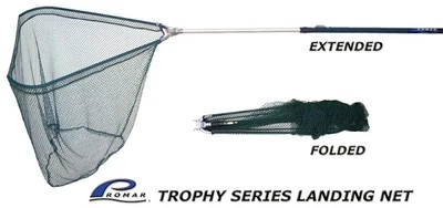 PROMAR TROPHY SERIES COLLAPSIBLE LANDING NET 24" FRAME LN-703/WITH BAG