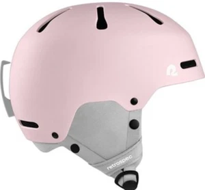 Casco Retrospec Comstock Juvenil Esquí Snowboard Niños X-Pequeño 48-51 cm Rosa Mate - Imagen 1 de 13