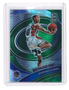 Stephen Curry 2020-21 Panini Spectra Spectracular Debut Asia Green #159 Warriors - Picture 1 of 2