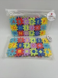 Target Anky 54 Ct. Puzzle Connectors Math Numbers Letters Alphabet One Of Each - Picture 1 of 2