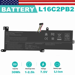 30Wh L16L2PB2 Laptop Battery For Lenovo IdeaPad L16L2PB1 330 320-15IKB 320-17IKB - Picture 1 of 12