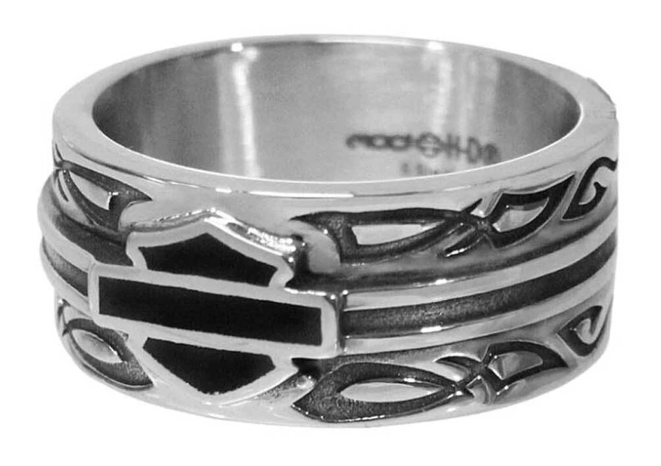 Harley-Davidson Celtic Bar & Shield anillo banda, acero inoxidable HSR0066 para hombre Foto 1 de 1