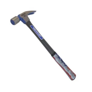Vaughan FS505M 24 oz. Straight Claw Hammer - Fiberglass Handle Milled Face - Picture 1 of 6