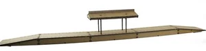 OO/HO Gauge Long Platform & Canopy with On/Off Ramps by WWS – Model MDF Scenery - Picture 1 of 5
