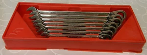 JUEGO DE LLAVES COMBINADAS DE TRINQUETE REVERSIBLES SAE 12 PIEZAS ENCAJABLES 7 PIEZAS 3/8-3/4" #SOXRR707A - Imagen 1 de 6