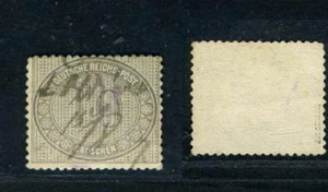 DR 12, 10 Gr. Federzugentwertung gepr. " HM KRUG BPP" Mi: 220,-  #e381 - Picture 1 of 1