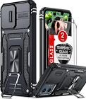 For Motorola G-5G-2023 Case: With 2 Pack Screen Protectors, Heavy Duty Armor Cas